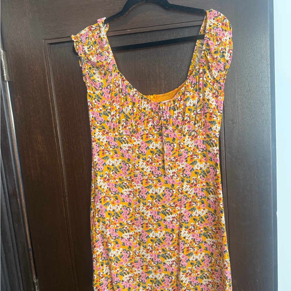 All in Favor Multicolor Floral Dress